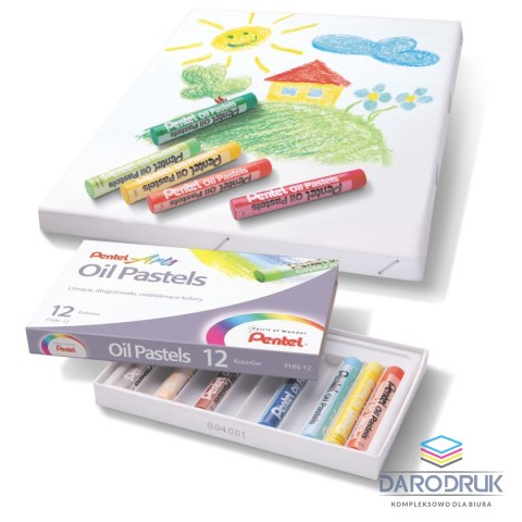 Pentel Pastele olejne 12 kol. Pentel