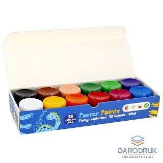 Starpak Farby plakatowe Dino kolor: mix 20ml 12 kolor. Starpak (493206)