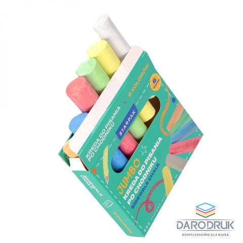 Starpak Kreda chodnikowa mix Starpak (559665) 6 sztuk
