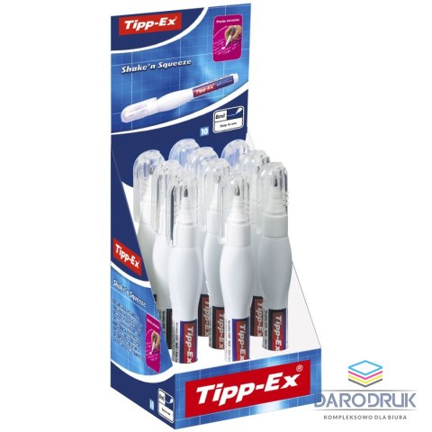Tipp-Ex Korektor w długopisie (piórze) Shake n squeeze 8ml Tipp-Ex (8610721)