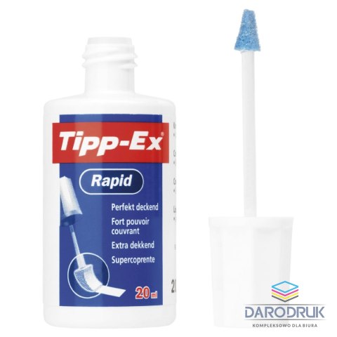 Tipp-Ex Korektor w płynie (z pędzelkiem) Rapid 20ml Tipp-Ex (8859912)