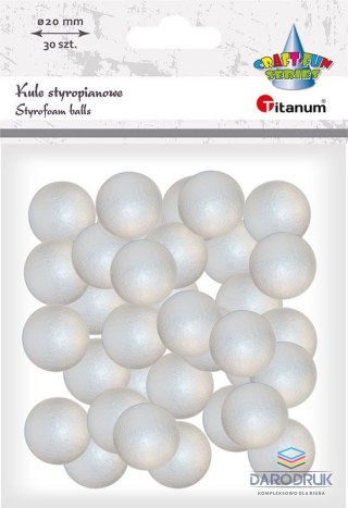 Titanum Ozdoba styropianowa Craft-Fun Series kule Titanum (283007)