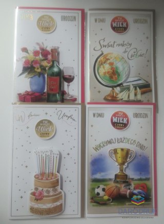 Ab Card Kartka składana Cyfry CR AB+ Ab Card (5905937482149)