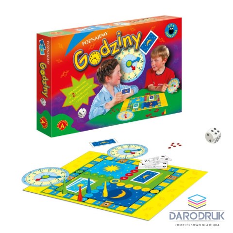Alexander Gra edukacyjna poznajemy godziny Alexander (5906018002096)