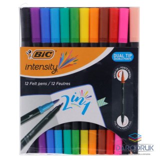 Bic Kids Marker permanentny DUAL TIP wkład mix okrągła końcówka Bic Kids (989695)