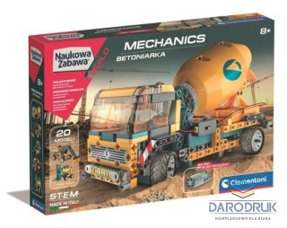Clementoni Klocki konstrukcyjne Laboratorium Mechaniki Betoniarka Clementoni (50807)