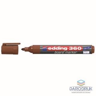 Edding Marker suchościeralny wkład brązowy 1,5-3,00mm okrągła końcówka Edding (360/007/BR ED)