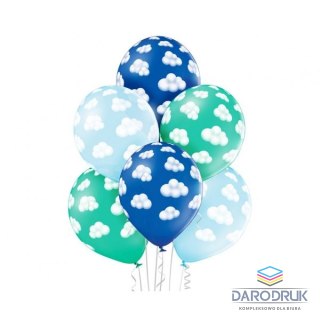 Godan Balon gumowy Fluffy Clouds Boy 1C5S, 6 szt niebieska Godan (BRN_5000256)