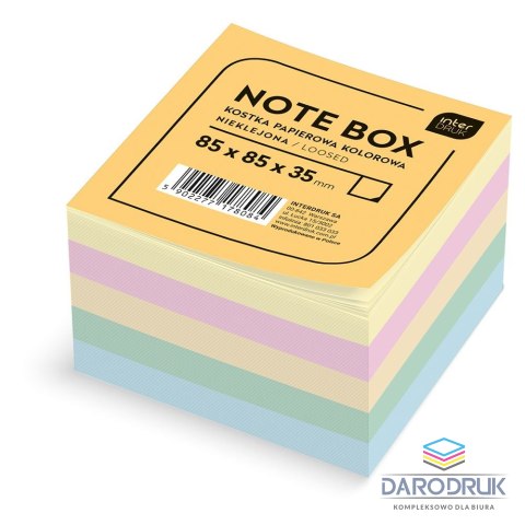 Interdruk Kostka papierowa mix [mm:] 85x85x 35 Interdruk (KOSPAPFKNK)