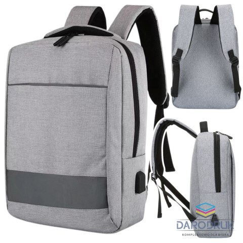 Lean Plecak szary 40X30CM Lean (22310)