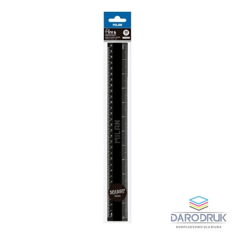 Milan Linijka plastikowa Shadow 30cm Milan (353801DWZ)