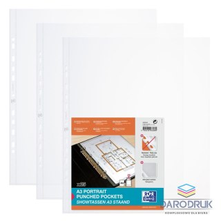 Oxford Koszulka groszkowa A3 PP 120 mic pionowa 25 szt.