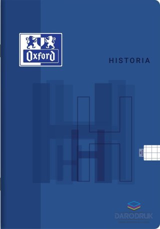 Oxford Zeszyt tematyczny A5 historia 60k. 90g krata Oxford (400175635)