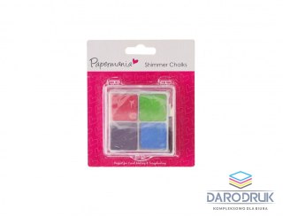 Papiermania Kreda błyszcząca kreda neon 4 kolory Papiermania (pma-7621001)