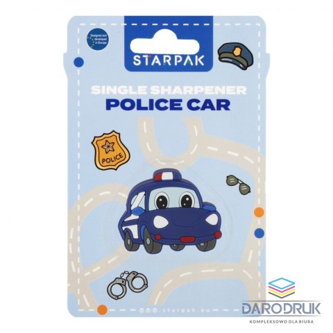 Starpak Temperówka AUTO POLICJA niebieski Starpak (541746)