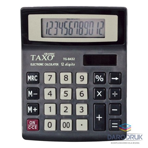 Taxo Graphic Kalkulator na biurko TG-8432 Taxo Graphic 12-pozycyjny
