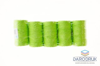 Tierra Sznurek ozdobny, pastel limonka 50m Tierra