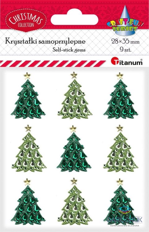 Titanum Kryształki Craft-Fun Series Choinki mix Titanum (24MH1021)