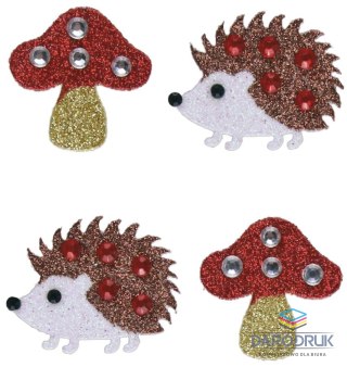 Titanum Kryształki Craft-Fun Series muchomorki, jeże mix Titanum (25MH0302)
