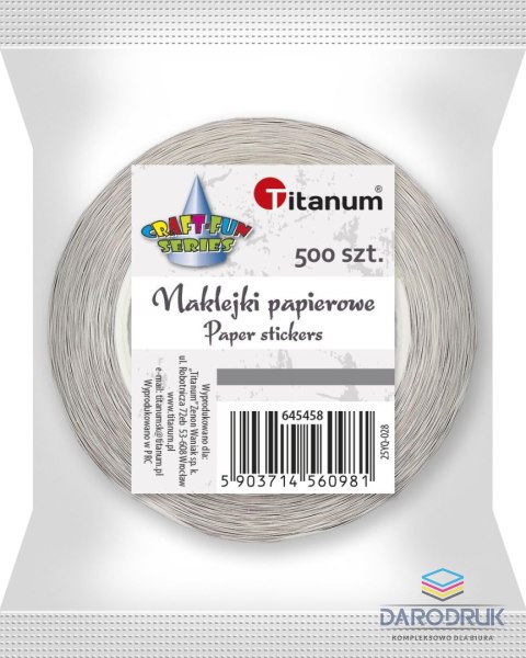 Titanum Naklejka (nalepka) Craft-Fun Series Dinozaury Naklejki na rolce Titanum (25YQ-028)