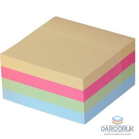 Titanum Notes samoprzylepny (karteczki) mix pastelowy 400k [mm:] 76x76 Titanum (SF-02)