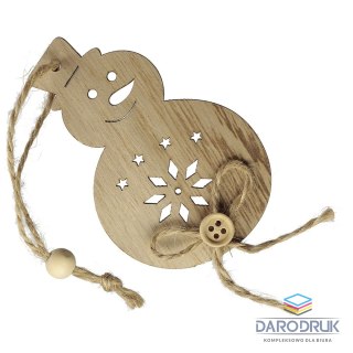 Titanum Ozdoba drewniana Craft-Fun Series zawieszka bałwanek Titanum (20HY0402-78)
