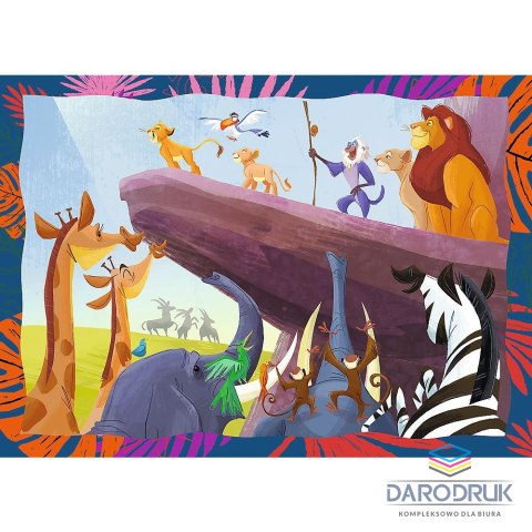Trefl Puzzle Król Lew 4w1 el. Trefl (34653)