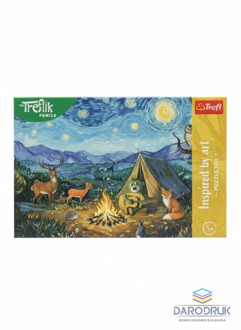 Trefl Puzzle Trefliki Przy ognisku 100 el. Trefl (16564)