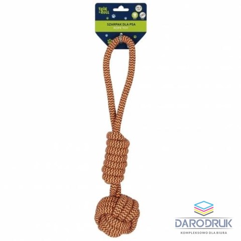 Trik Roll Gadżet Zabawka dla psa Szarpak 39,5 cm pomarańczowy Trik Roll (560879)