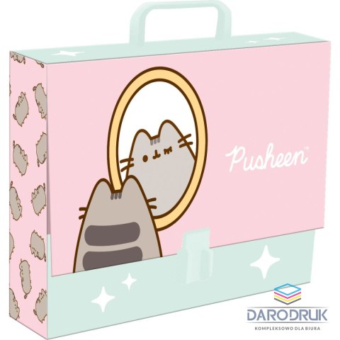 Unipap Teczka kartonowa na zatrzask Pusheen A4 różowy Unipap