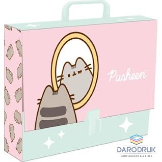 Unipap Teczka kartonowa na zatrzask Pusheen A4 różowy Unipap