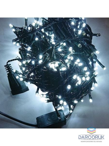 Yasheng Lampki świąteczne 200 led zimna biel Yasheng