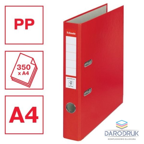 Esselte Segregator dźwigniowy Ekonomiczny A4 50mm czerwony Esselte (81193)