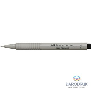 Faber Castell Cienkopis kreślarski Ecco Pigment wkład czarny 0,2mm 1kol. Faber Castell (FC166299)