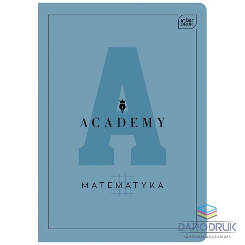 Interdruk Zeszyt tematyczny A5 ACADEMY 60k. 90g KRATKA Interdruk (ZE60#MATACA)