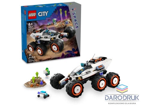 Lego Klocki konstrukcyjne City Kosmiczny łazik i badanie życia w kosmosie Lego (60431)