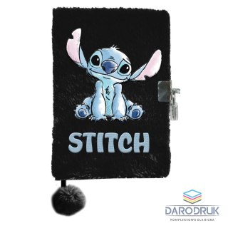 Paso Pamiętnik A5 pluszowy Stitch Paso (DS25GG-3676)