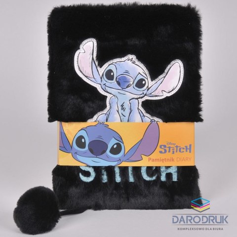 Paso Pamiętnik A5 pluszowy Stitch Paso (DS25GG-3676)