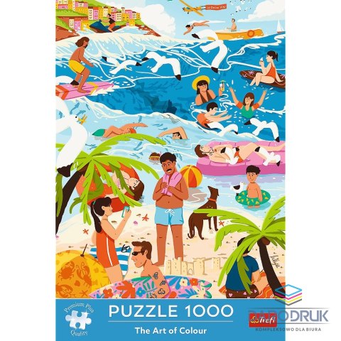 Trefl Puzzle premium plus The Art of Colour: W Wakacyjnym Ferworze 1000 el. Trefl (12065)
