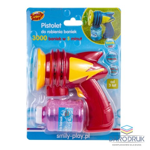 Anek Bańki mydlane pistolet + płyn światło/dźwięk Anek (SP83780)