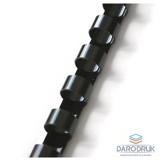 Argo Grzbiety do bindowania plastikowe 45 mm czarne (405452)