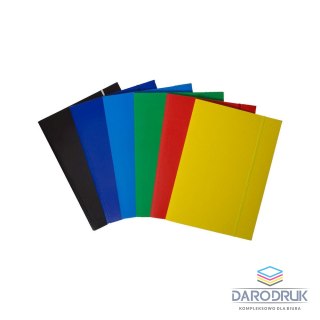 Bantex Teczka kartonowa na gumkę A4 granatowy 400g Bantex (100553869)