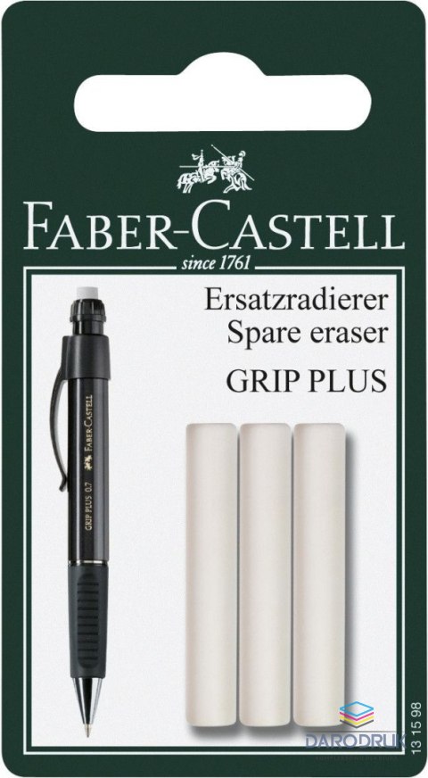 Faber Castell Gumka do mazania zapas do ołówka grip plus Faber Castell (131598 FC)