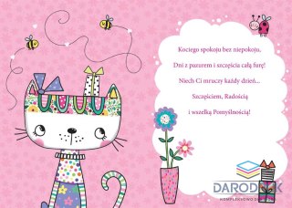 Henry Kartka składana A5 KOT-WIOSNA Henry (5907465663052)
