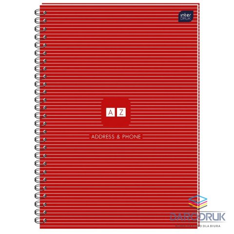 Interdruk Skorowidz A5 70k. linia [mm:] 148x210 Interdruk (SKA5F)