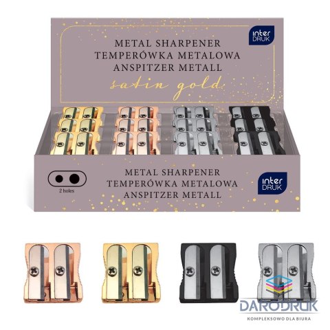 Interdruk Temperówka Satin Gold podwójna mix metal Interdruk