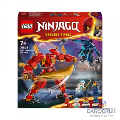 Lego Klocki konstrukcyjne Ninjago Mech żywiołu ognia Kaia Lego (71808)