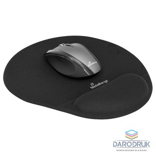 Mediarange Podkładka pod mysz żelowa czarny Mediarange (MROS250)