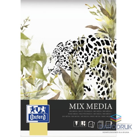 Oxford Blok artystyczny DO MIXMEDIA A3 225g 25k Oxford (400166124)