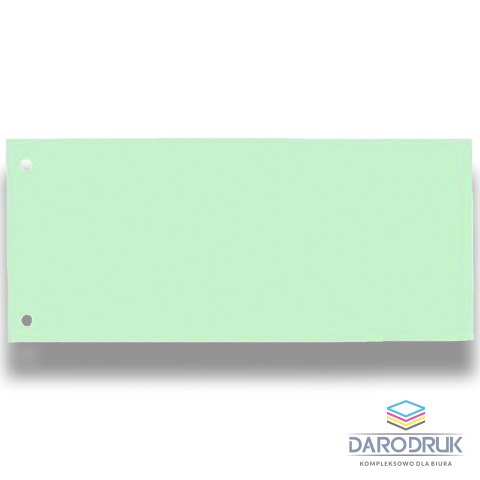 Oxford Przekładka czysta 1/3 A4 zielona 180g 100k Oxford (100205028)